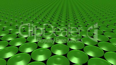 3D abstract Emerald green pattern circle