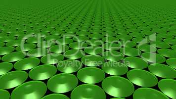 3D abstract Emerald green pattern circle