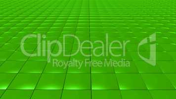 3D abstract Emerald green pattern square front