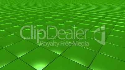 3D abstract Emerald green pattern square