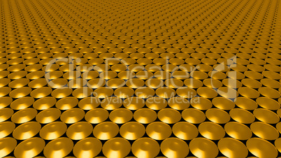 3D abstract gold pattern circle wide