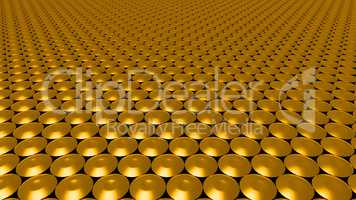 3D abstract gold pattern circle wide