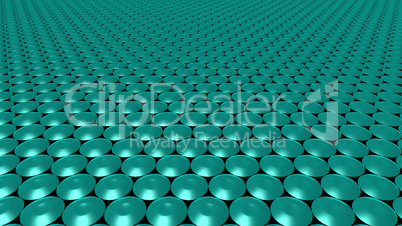 3D abstract green pattern circle wide