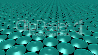 3D abstract green pattern circle