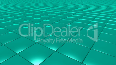 3D abstract green pattern square