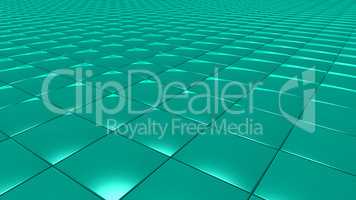 3D abstract green pattern square