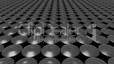 3D abstract grey pattern circle front
