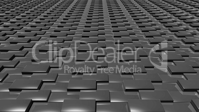 3D abstract grey pattern layer front