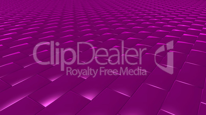 3D abstract magenta pattern brick