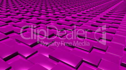 3D abstract magenta pattern layer