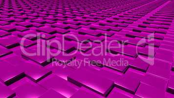 3D abstract magenta pattern layer