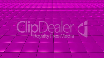 3D abstract magenta pattern square front