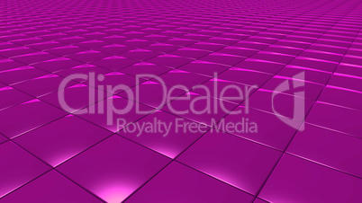 3D abstract magenta pattern square