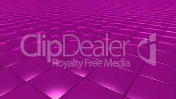 3D abstract magenta pattern square