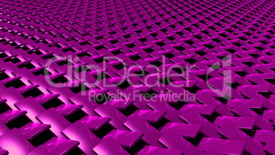 3D abstract magenta zip pattern