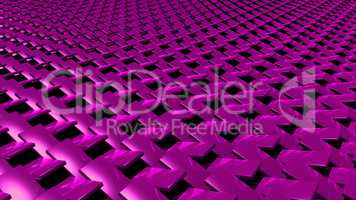 3D abstract magenta zip pattern