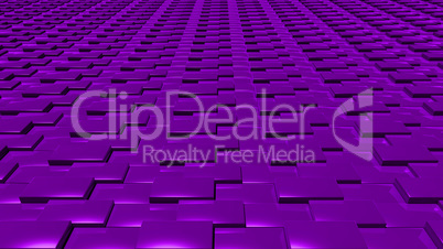 3D abstract purple pattern layer front