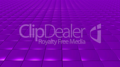 3D abstract purple pattern square front