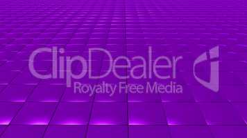 3D abstract purple pattern square front