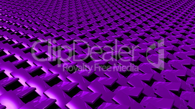 3D abstract purple zip pattern