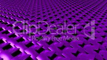 3D abstract purple zip pattern