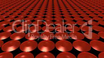 3D abstract red pattern circle front