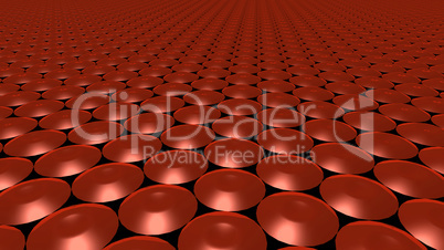 3D abstract red pattern circle