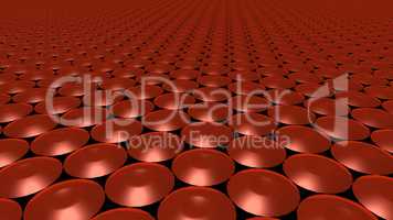 3D abstract red pattern circle