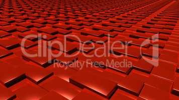 3D abstract red pattern layer