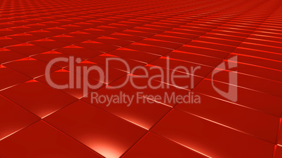 3D abstract red pattern rectangle