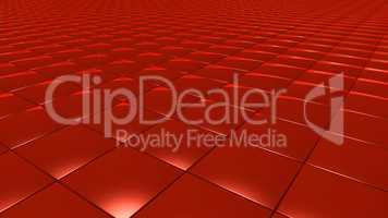 3D abstract red pattern square