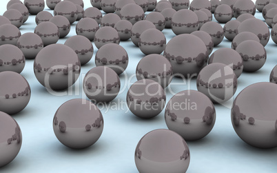 3D ball black