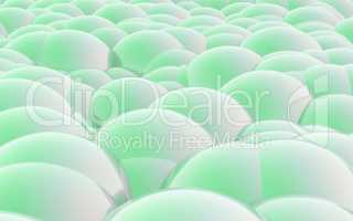 3D Spheres crossover green