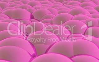 3D Spheres crossover pink