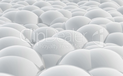 3D Spheres crossover white