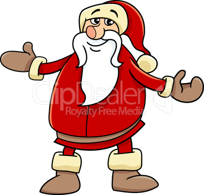 santa claus cartoon illustration