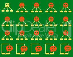 Emotion hierarchy and SMS icons