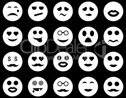 Smile and emotion icons Smile and emotion icons