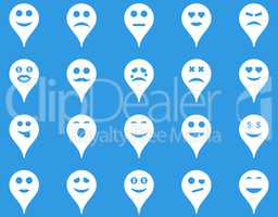 Emotion map marker icons.