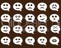 Chat emotion smile icons