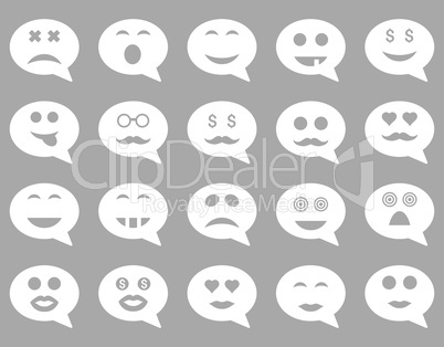 Chat emotion smile icons