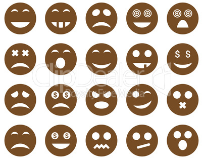 Smile and emotion icons