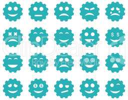 Gear emotion icons