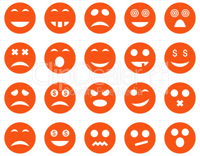 Smile and emotion icons