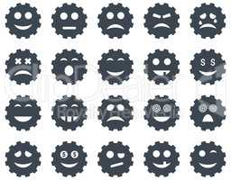 Gear emotion icons