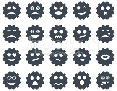 Gear emotion icons