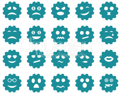 Gear emotion icons