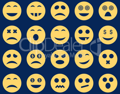 Smile and emotion icons