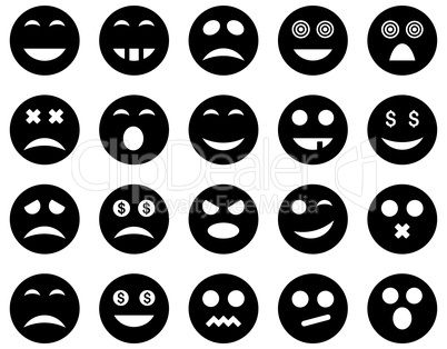 Smile and emotion icons