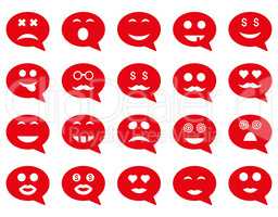 Chat emotion smile icons